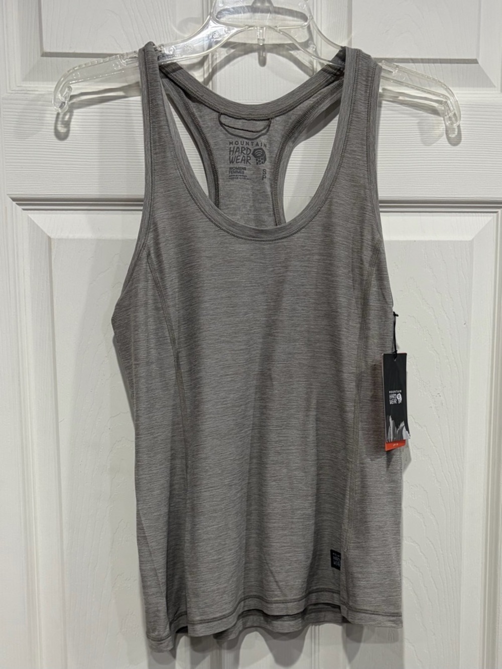 Mountain Hardwear Women's Small Chillaction Tank Khaki Grey NWT Travel